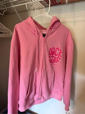 Pink Rock Star Originals Zip-Up Hoodie